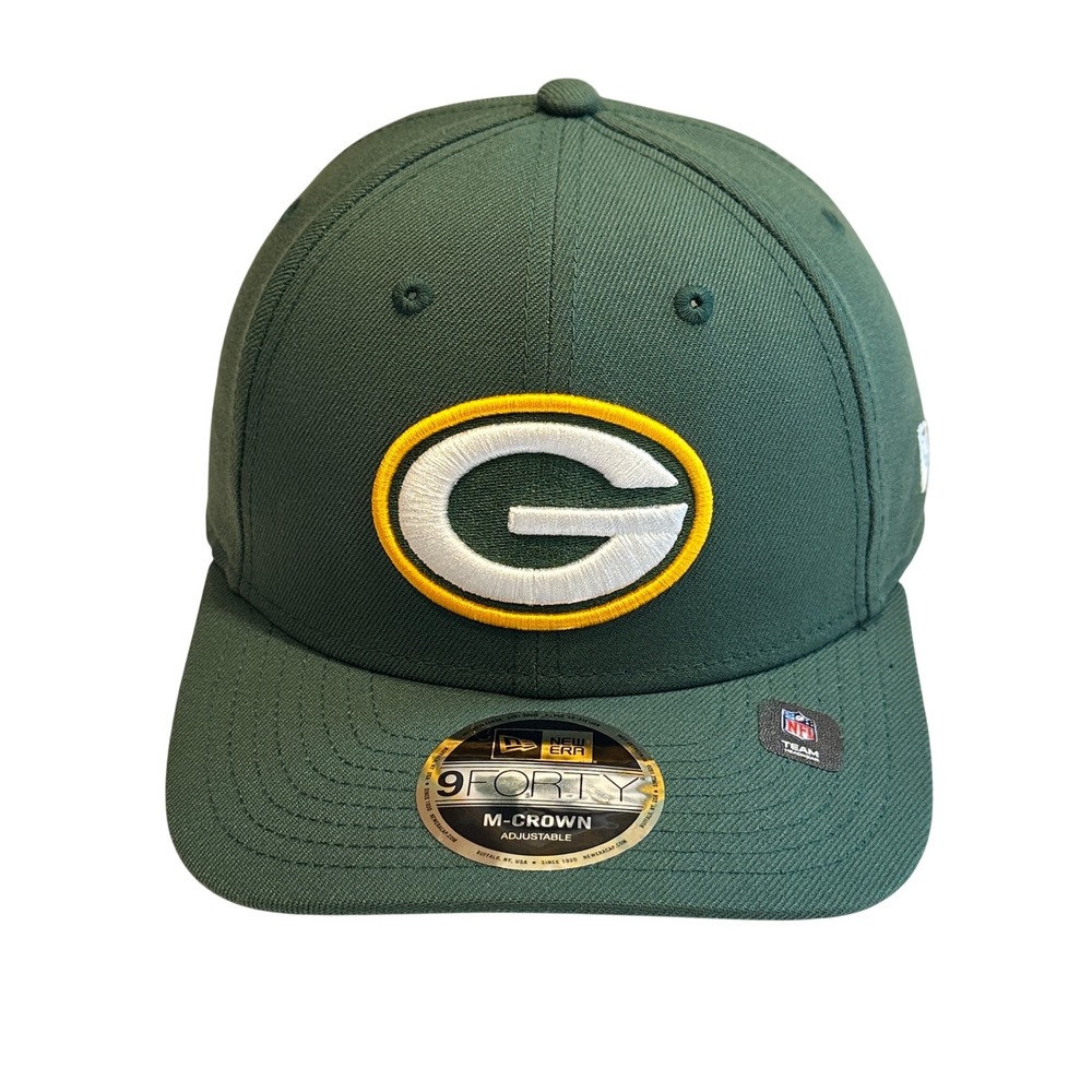 Green Bay Packers New Era 9FORTY M-CROWN Snapback Green New